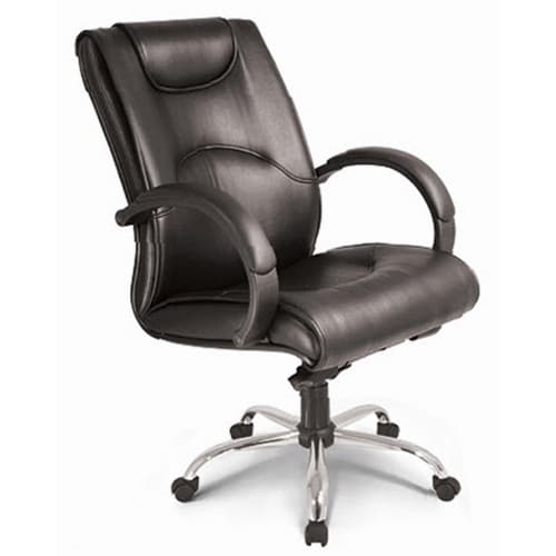 Ghế da văn phòng chân mạ GX202A-M