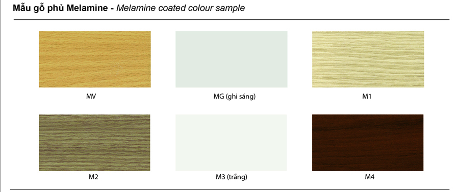 Màu gỗ Melamine